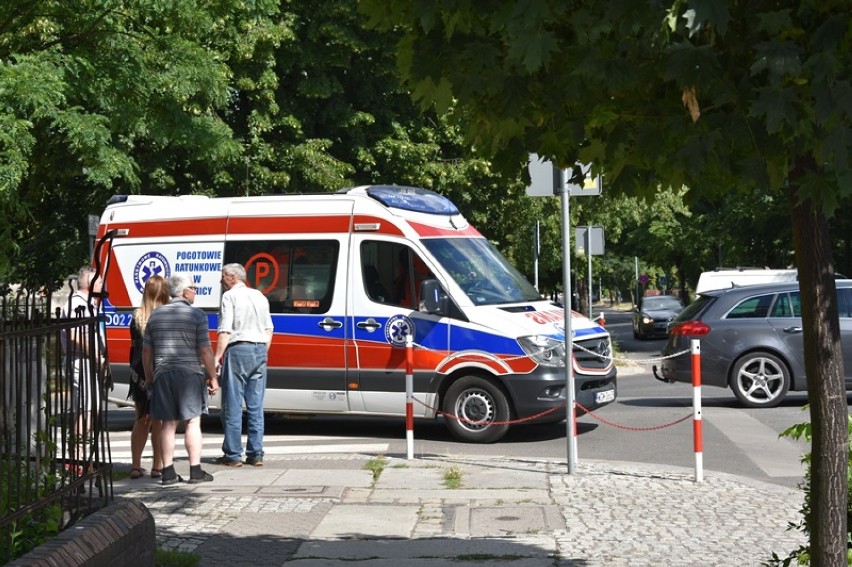 Wypadek na ulicy Kościuszki w Legnicy [ZDJĘCIA]