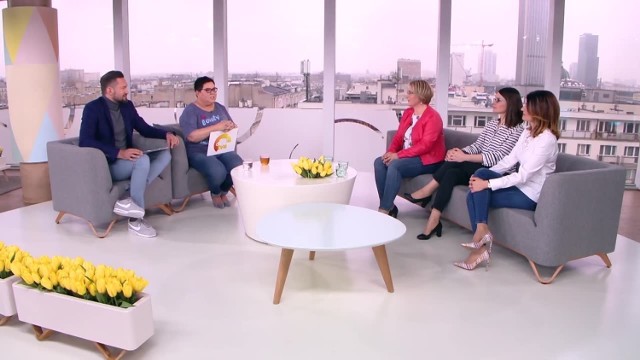 Dr Magdalena Jaszek, dr Anna Matuszewska i dr Magdalena Mizerska-Kowalska z UMCS w Lublinie w studiu Dzień Dobry TVN