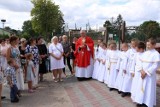 W Jarantowicach w powiecie wąbrzeskim wierni modlą się przed relikwiami św. Maksymiliana