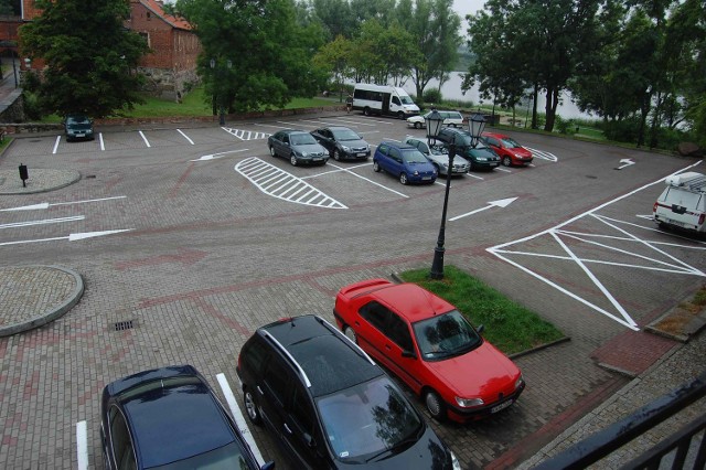 Tak wygląda oznakowany już parking przy ul. Galla Anonima w Sztumie