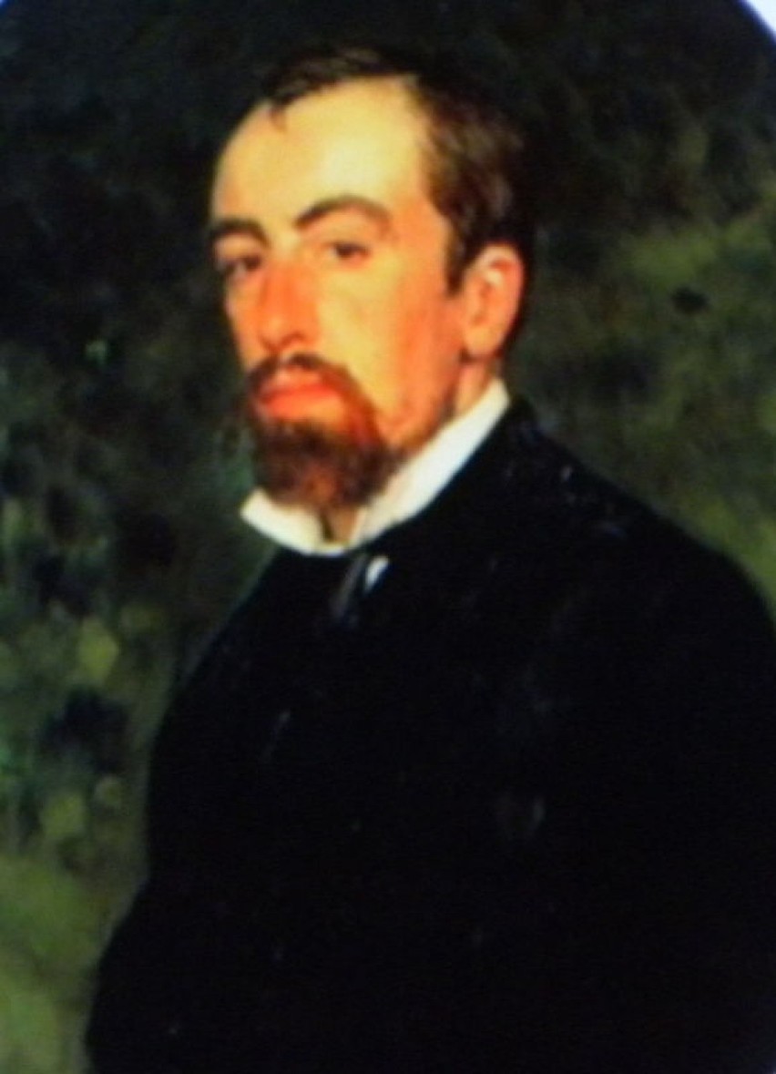 Autoportret Wasilij Polenov.Archiwum N. Grigorievej.