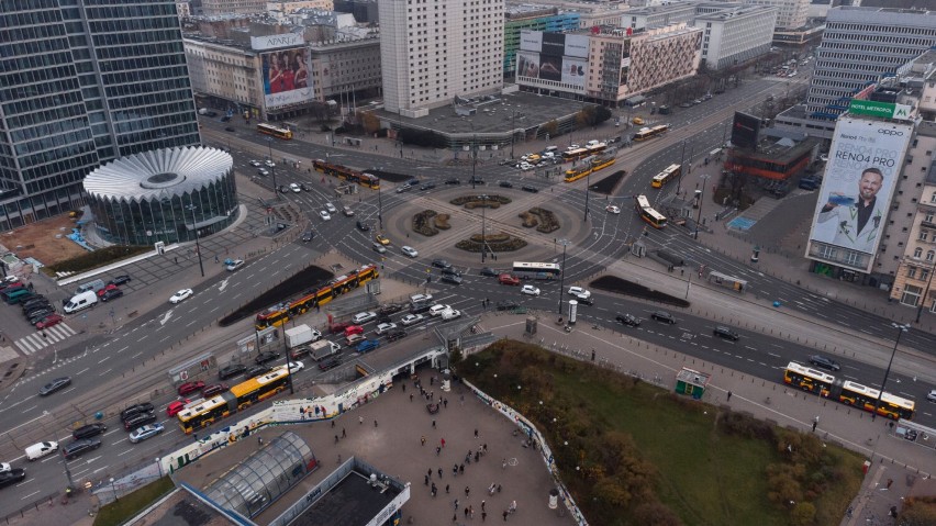 Warszawa. Już od poniedziałku startują prace na rondzie Dmowskiego. Czekają nas olbrzymie utrudnienia w centrum