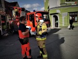 Mikołów: Pożar kamienicy w centrum miasta. Czy to było podpalenie? Sprawę bada policja