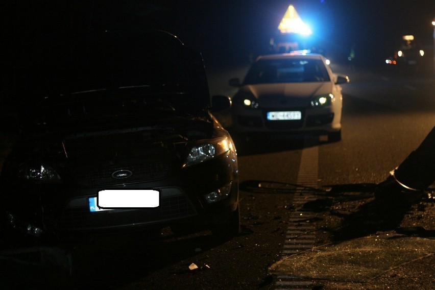 Jak wstępnie ustalili mundurowi jadący z kierunku Torunia...