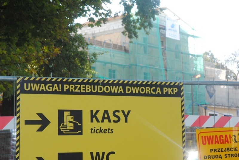 Remont dworca PKP w Kościanie