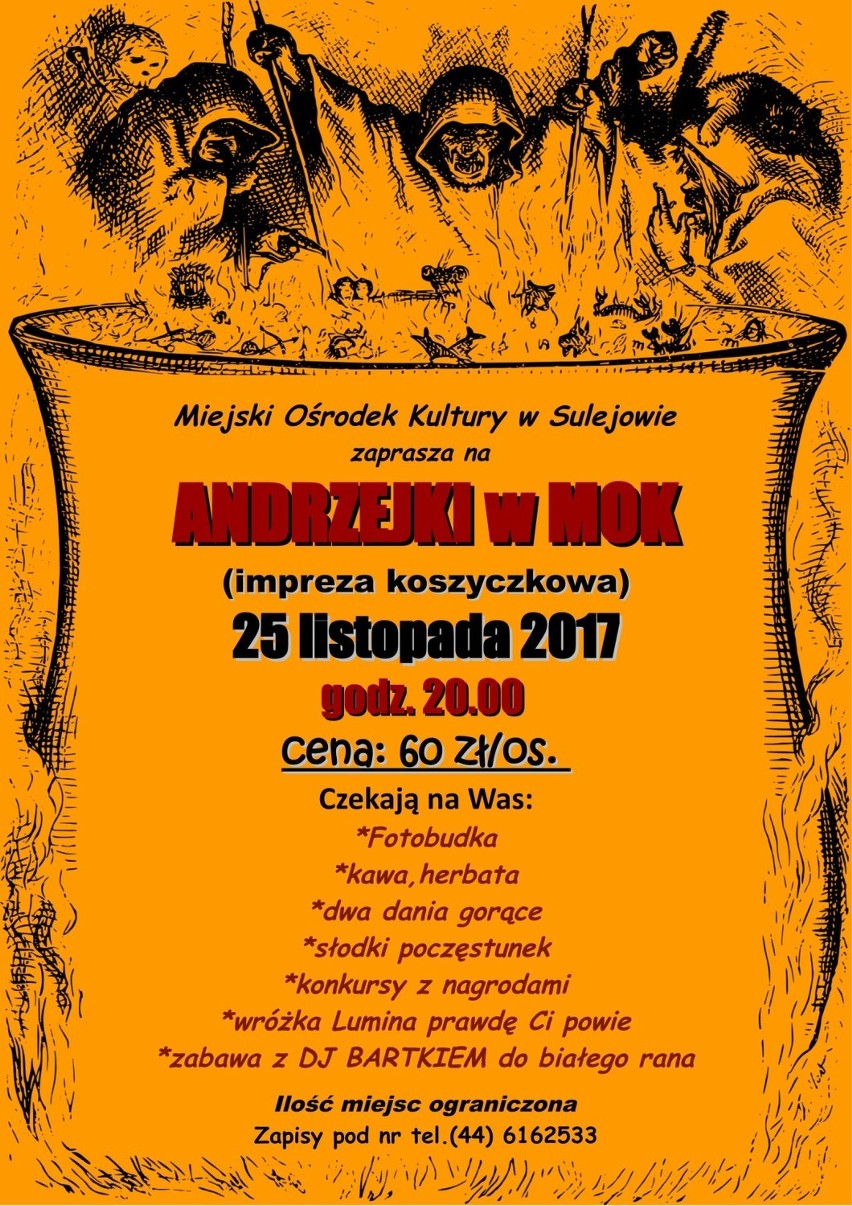 Andrzejki w Piotrkowie i powiecie 2017