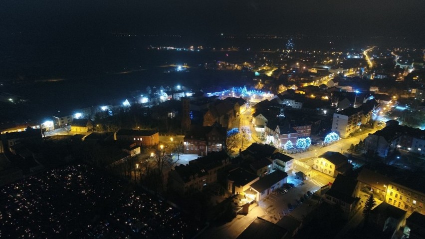 Sylwester w Opalenicy! Mamy wyjątkowe ZDJĘCIA Z DRONA!