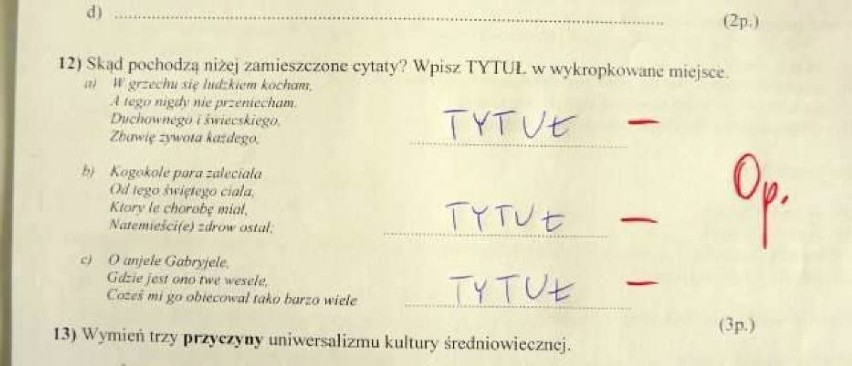 Trudno uwierzyć, co na klasówkach potrafią pisać (i nie...