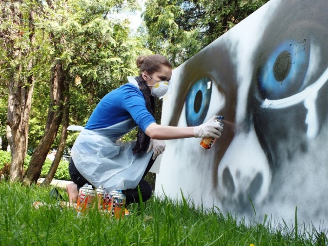 Warsztaty street art w Bełchatowie