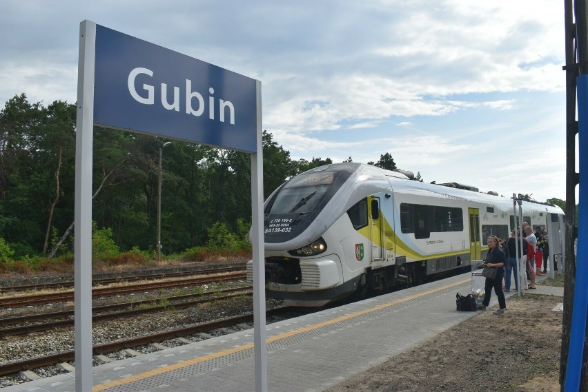 W czerwcu 2022 roku po 20 latach do Gubina przyjechał pociąg...