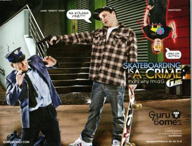 Reklama Guru Gomez w INFO magazine