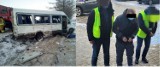 Policjanci zatrzymali kierowcę ciężarówki odpowiedzialnego za spowodowanie wypadku z busem na trasie Lublin-Łęczna