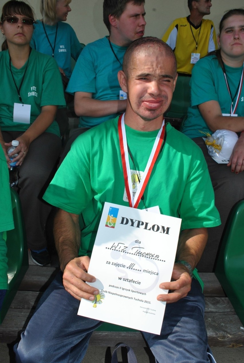 II Igrzyska Sportowe Osób Niepełnosprawnych Tuchola 2015 [zdjęcia]