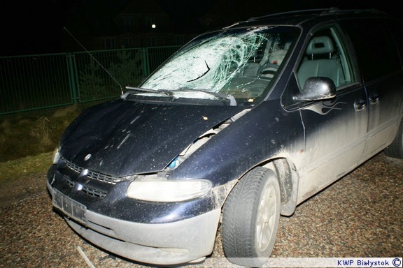 Dyżurny hajnowskiej Policji otrzymał zgłoszenie o wypadku...