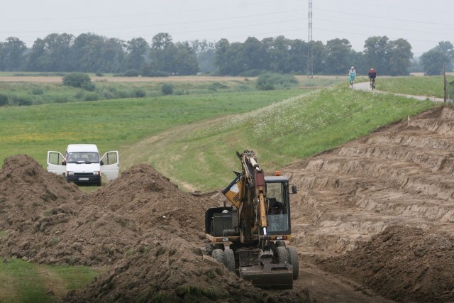 Ścieżka rowerowa na wałach w Raciborzu