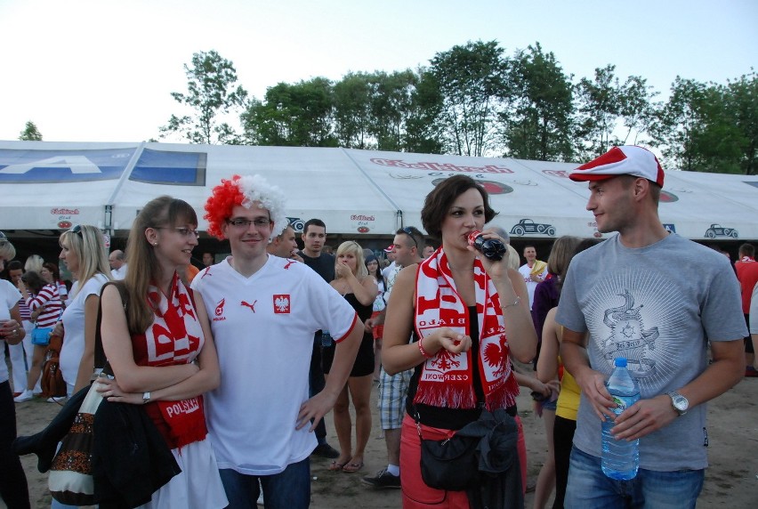 Polska - Czechy: Tak przeżywali mecz kibice w Będzinie [ZDJĘCIA]