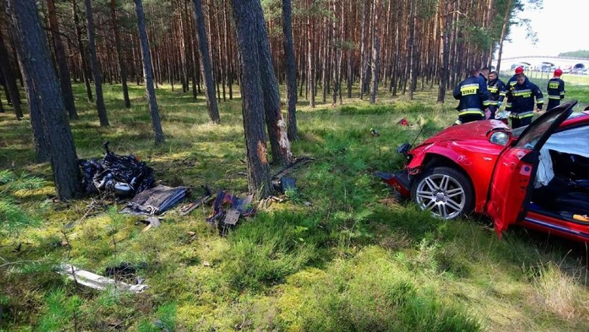 Poważny wypadek na A2