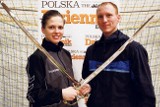 Marta Puda i Maciej Regulewski ze Złotymi Klingami &quot;Dziennika Łódzkiego&quot;