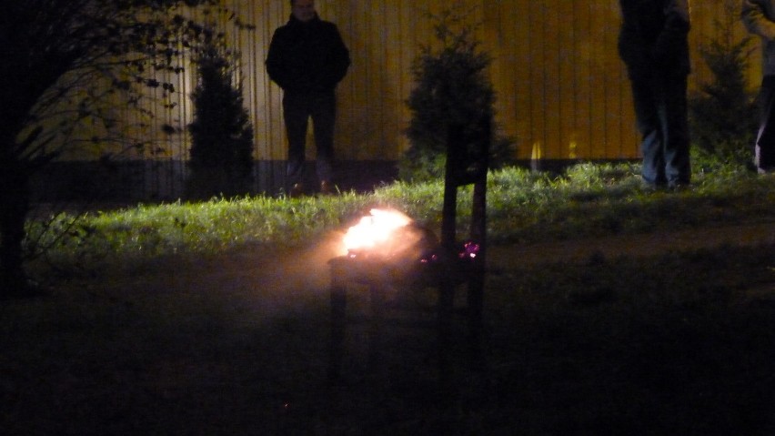 Pożar przy ulicy Ostrowskiej w Kaliszu