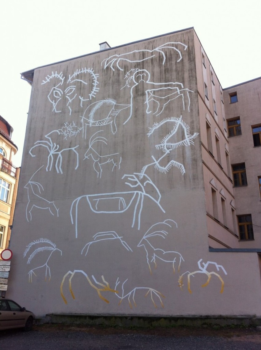 Stach Szumski także nawiązał na swoim muralu do legendy o...