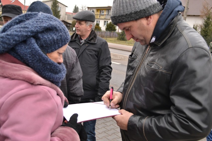 Protest rolników w Silnie, 16.02.2015r