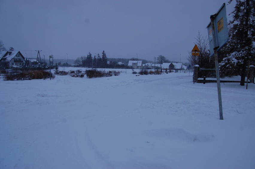 Zima w powiecie kościerskim. Zobacz  zdjęcia z naszego regionu zasypanegoo śniegiem