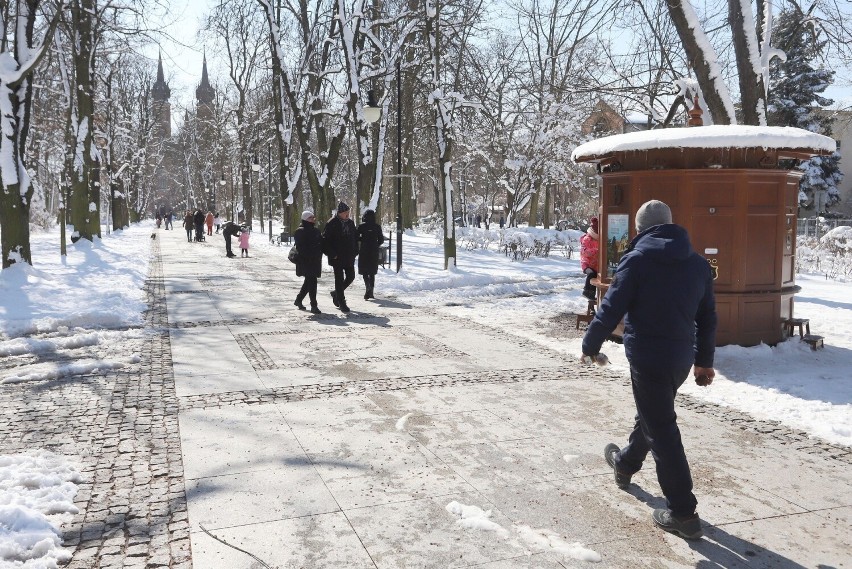 W Radomiu i regionie spadł śnieg. Dawno już nie było...