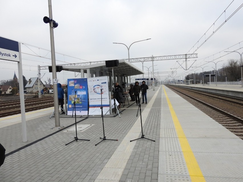 Rail Baltica - efekt prac modernizacyjnych na odcinku Sadowne – Czyżew, 24.01.2020 [ZDJĘCIA]