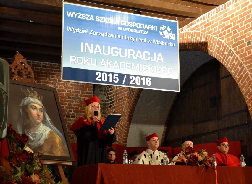 WSG rozpoczęła dziesiąty rok w Malborku [ZDJĘCIA, WIDEO]. Inauguracja, dyplomatorium i konwent 