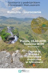 Mikołów: Spotkanie z podróżnikiem. Będzie o Rumunii