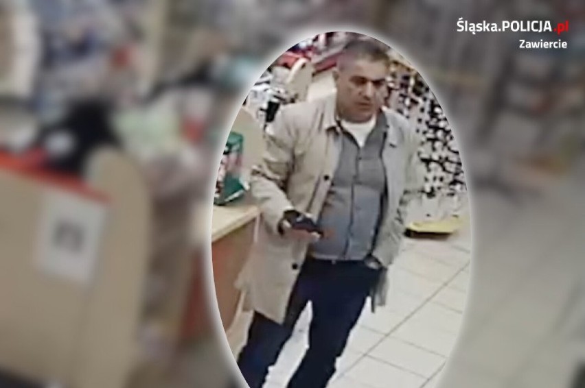 Ukradł pieniądze w sklepie w Szczekocinach. Rozpoznajesz podejrzanego?