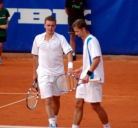 Mariusz Fyrstenberg (z prawej) i Marcin Matkowski są już w ćwierćfinale Australian Open - Fot.W.Wylegalski