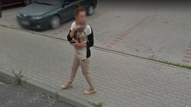 Mieszkańcy Gubina "przyłapani" przez kamerę Google.