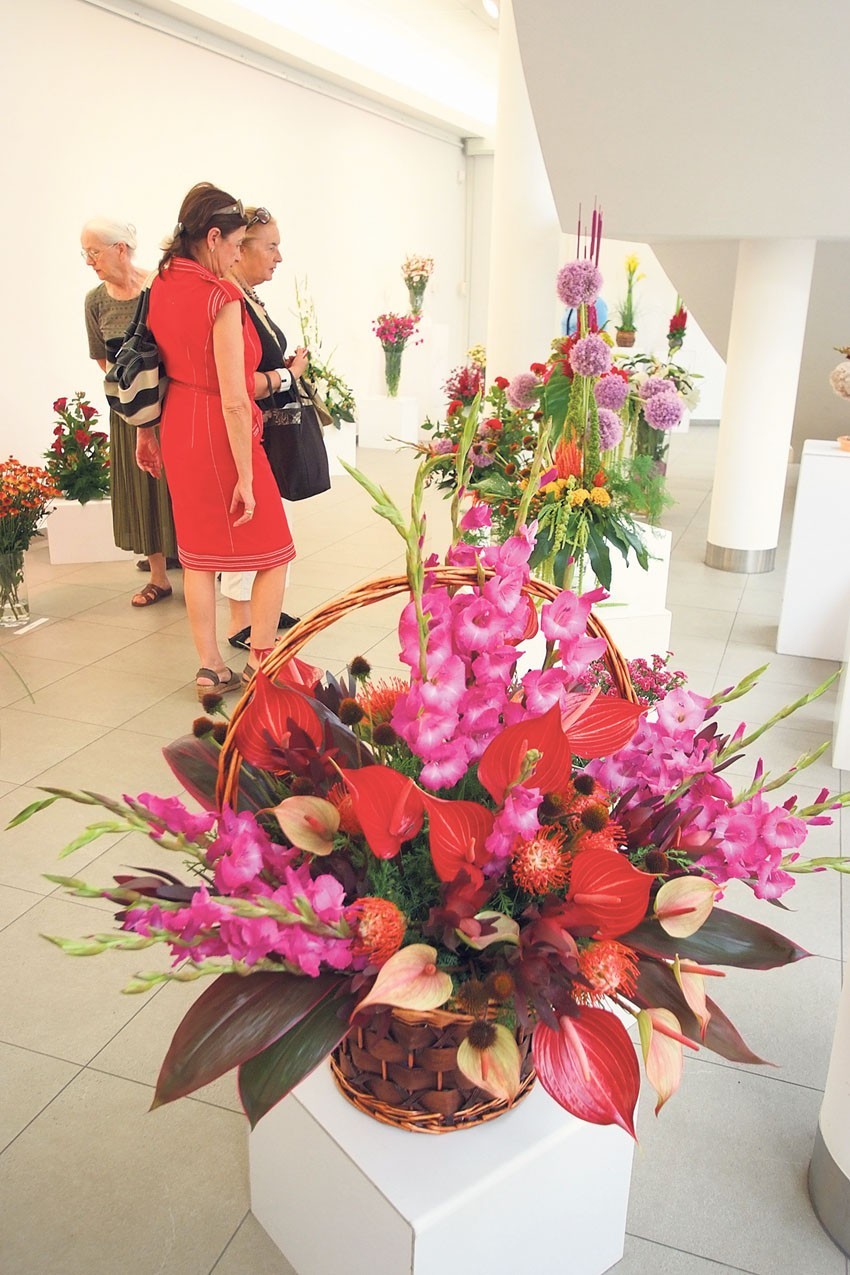 Floryści pokazali swój kunszt w Miejskiej Galerii Sztuki