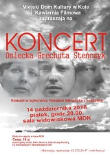 Tomasz Steńczyk ponownie w Kole. 14 października koncert w Miejskim Domu Kultury