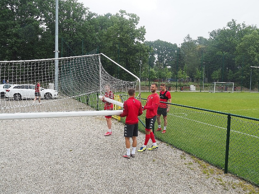 Zobaczcie jak trenowali piłkarze Widzewa w sobotę