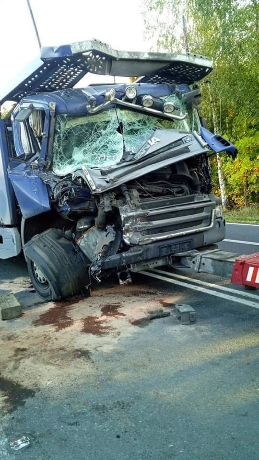 Kraksa ciężarówek w Bieruniu. Kierowcy szukają świadków zdarzenia ZDJĘCIA