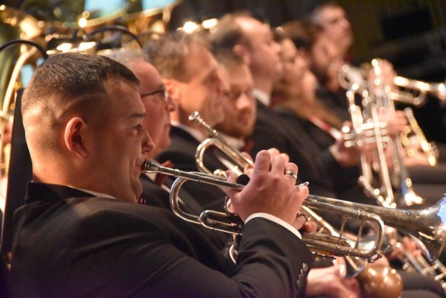 Jubileuszowy koncert Gorzowskiej Orkiestry Dętej zgromadził komplet widzów.