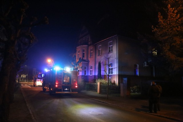 Strażacy zaalarmowani do pożaru Domu Dziecka Droga w Wolsztynie