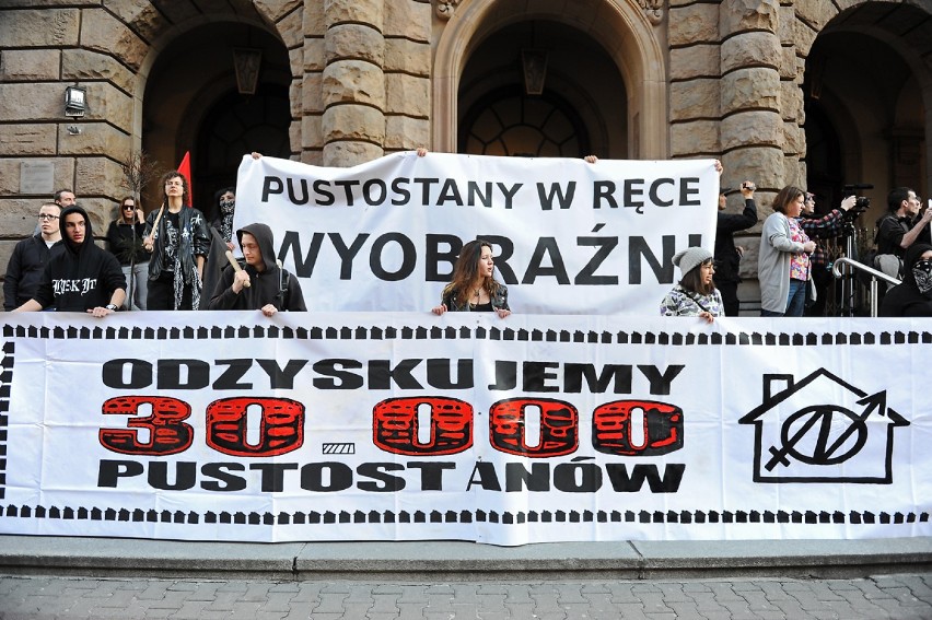 Skłot Odzysk - protest