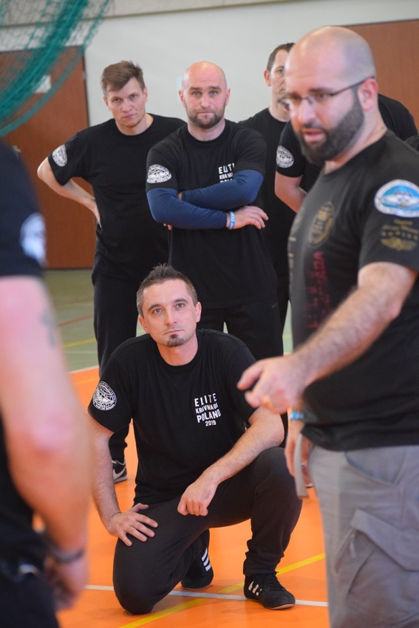Ogólnopolskie seminarium Elite Krav Maga w Sieradzu 2019. Uczestników szkoli izraelski mistrz EKM Matan Bochner (zdjęcia)