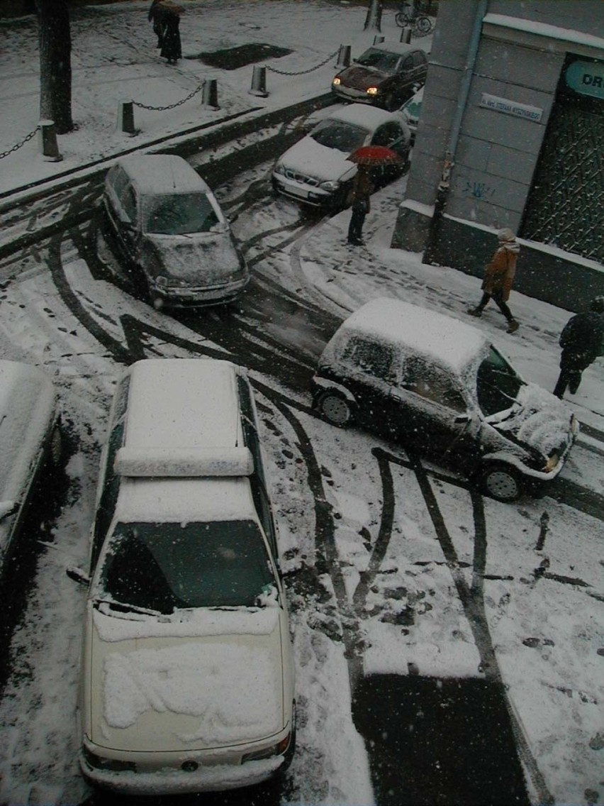 Nowy Sącz. Takie bywały w kwietniu zimy w naszym mieście