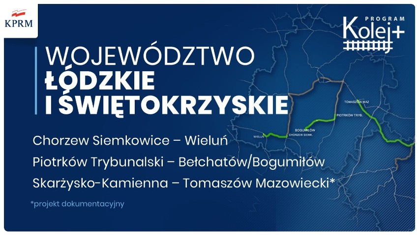 Dotacja na modernizację linii z Tomaszowa do Skarżyska Kamiennej z programu Kolej Plus
