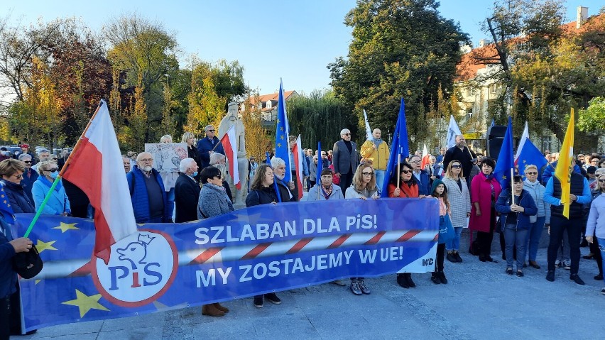 Prounijna manifestacja w Kaliszu
