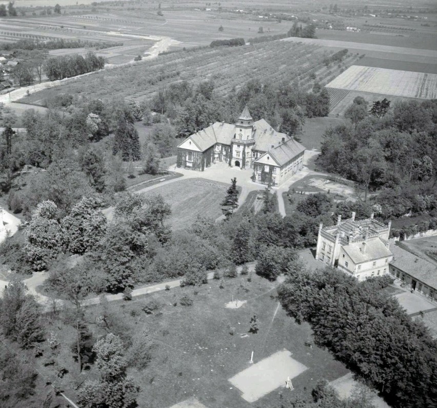 Pałac Tarnowskich. Widok ogólny od strony południowej