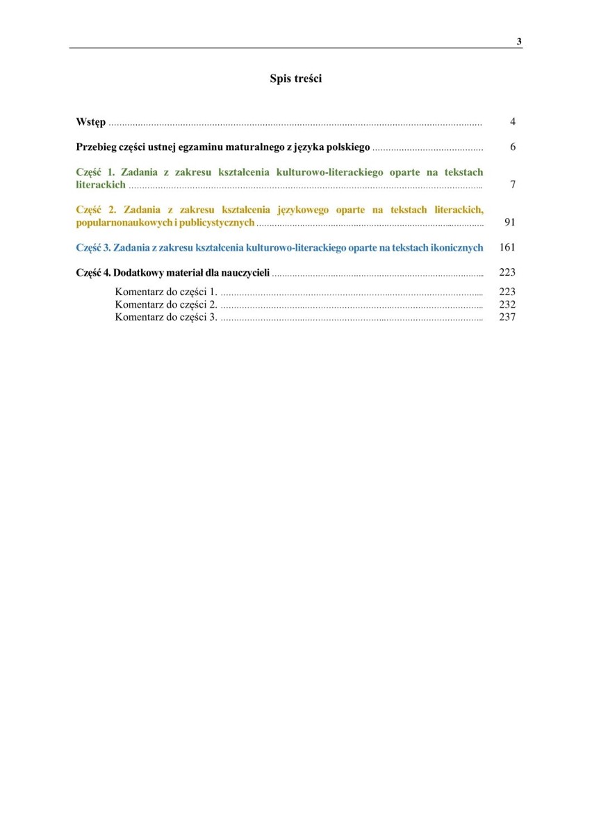 Matura ustna Polski 2018. Zbiór zadań CKE, lista tematów (Rozwiazania, Odpowiedzi, Arkusze)