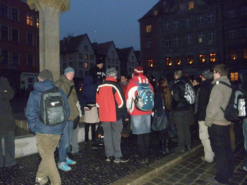 Protest studentów z Wrocławia przeciwko nowelizacji ustawy o...