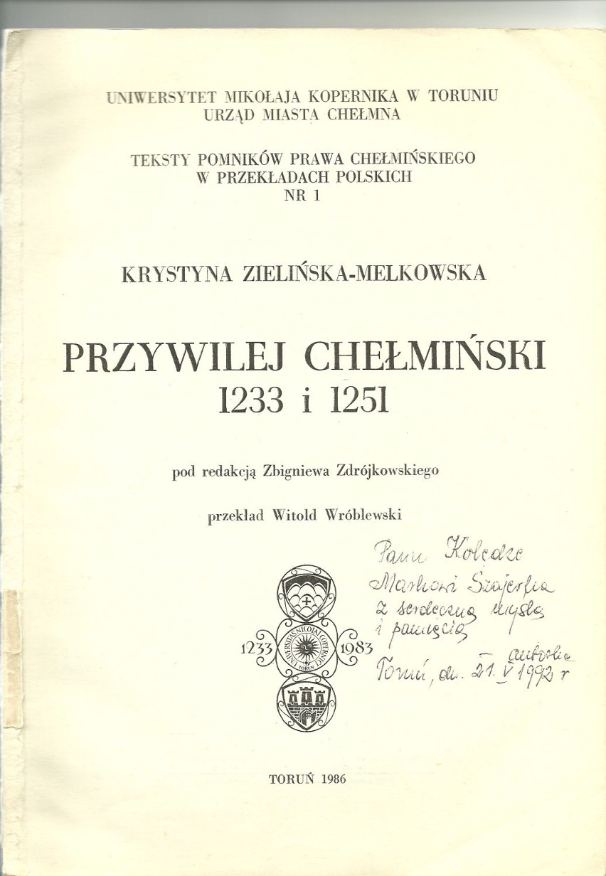 Wydała K. Zielińska-Melkowska