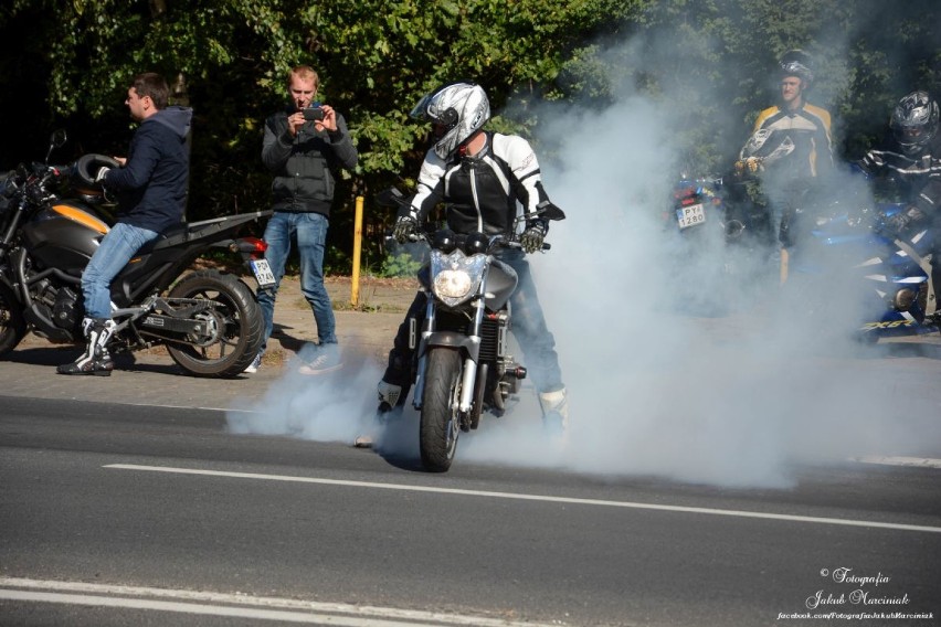 Parada motocyklowa w Poznaniu na zakończenie sezonu