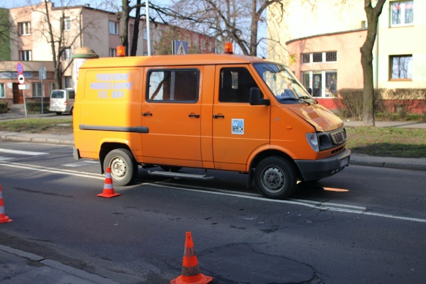 Potrącenie na ulicy Rzeczypospolitej w Legnicy